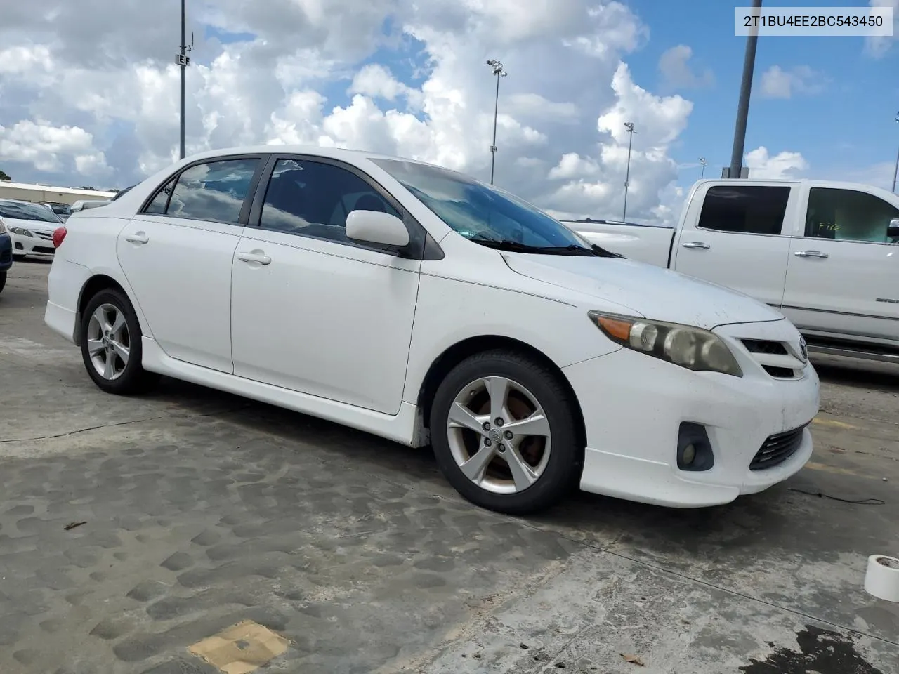 2011 Toyota Corolla Base VIN: 2T1BU4EE2BC543450 Lot: 73878924