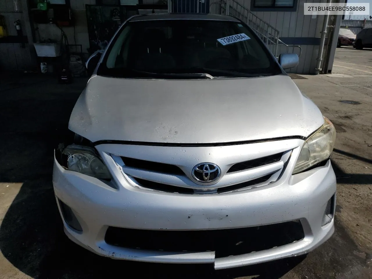 2011 Toyota Corolla Base VIN: 2T1BU4EE9BC558088 Lot: 73892484