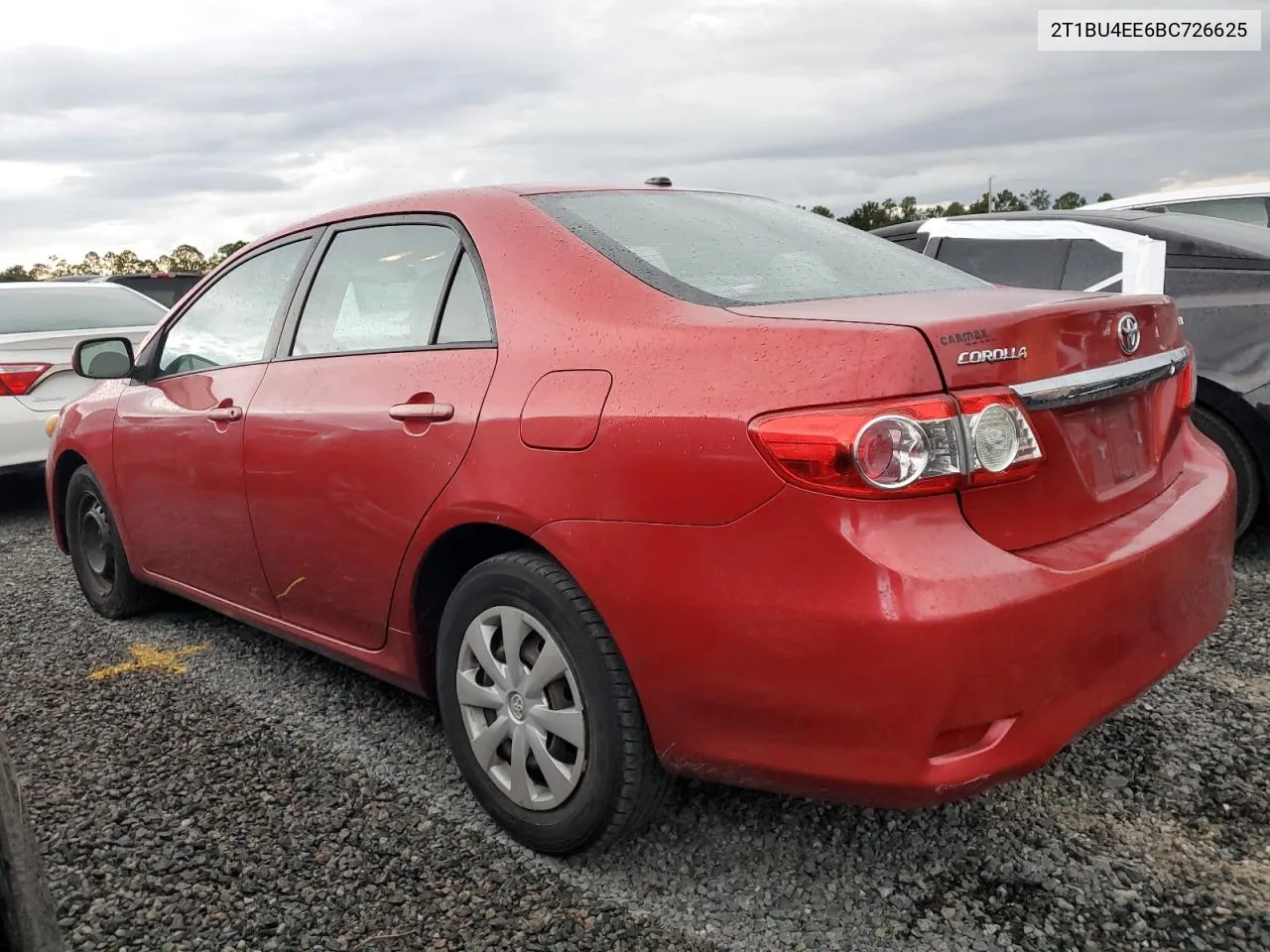 2011 Toyota Corolla Base VIN: 2T1BU4EE6BC726625 Lot: 73925444