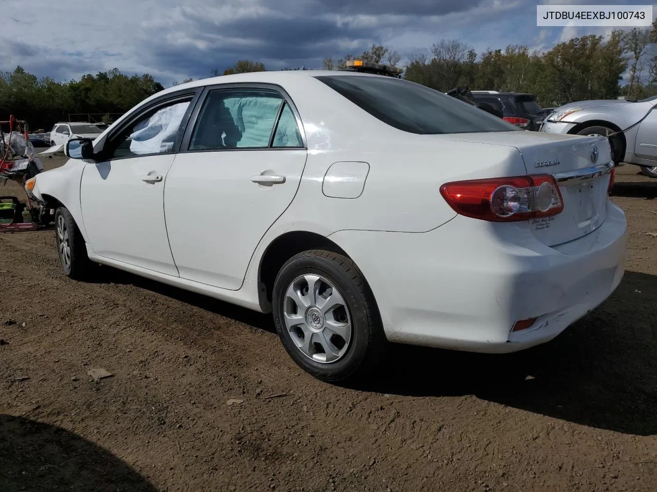 2011 Toyota Corolla Base VIN: JTDBU4EEXBJ100743 Lot: 73977934