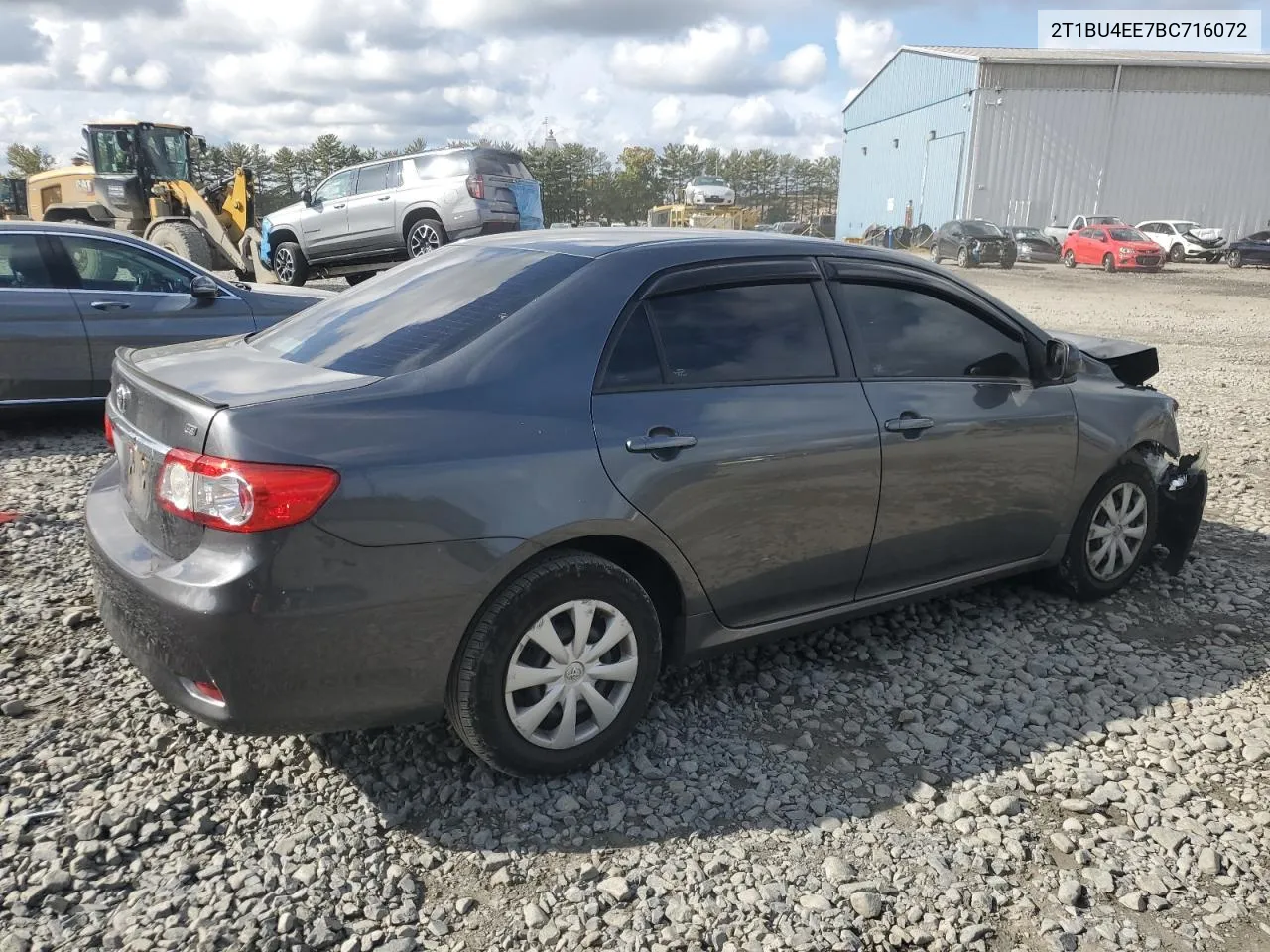 2011 Toyota Corolla Base VIN: 2T1BU4EE7BC716072 Lot: 74002914