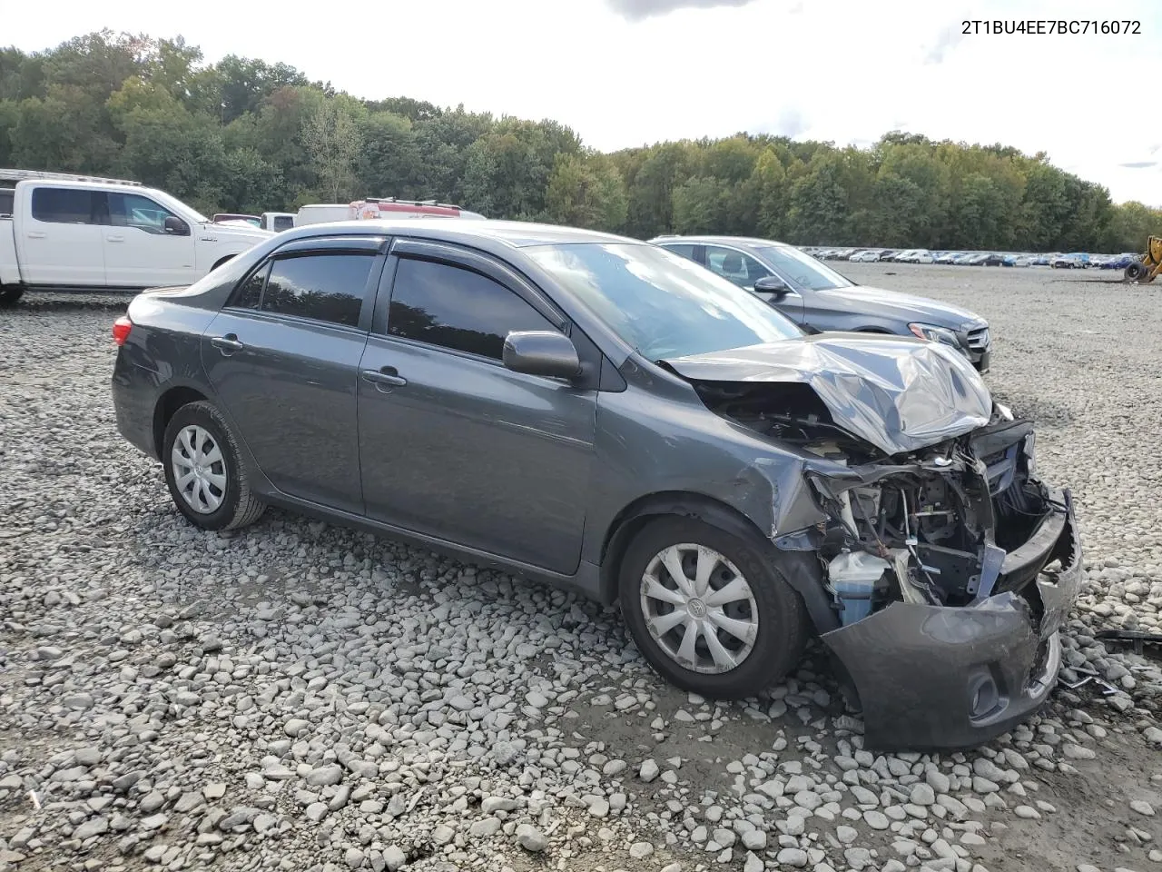 2011 Toyota Corolla Base VIN: 2T1BU4EE7BC716072 Lot: 74002914