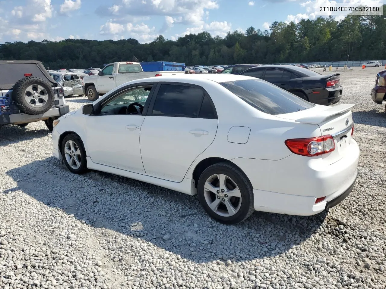 2011 Toyota Corolla Base VIN: 2T1BU4EE7BC582180 Lot: 74062274