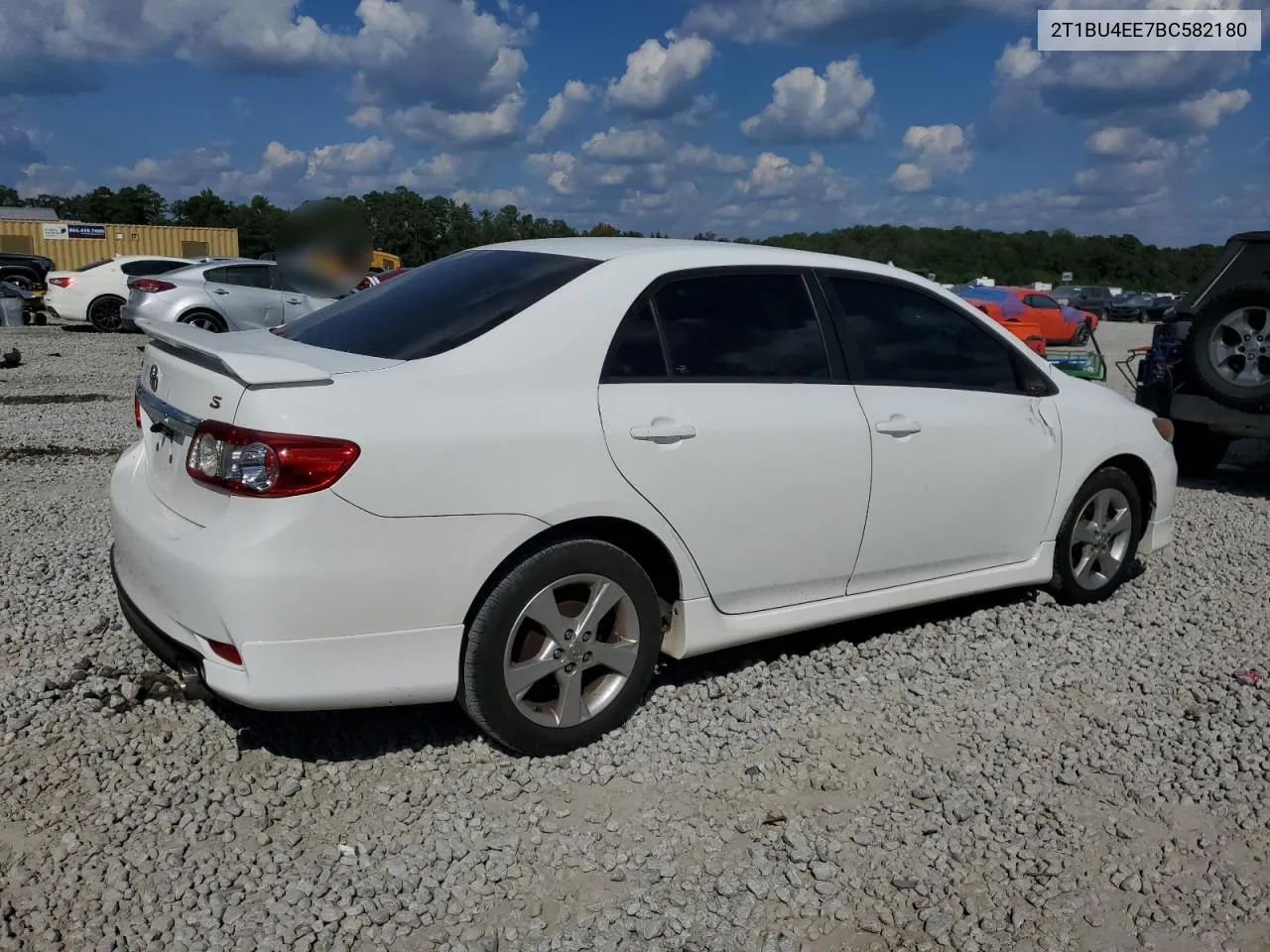 2011 Toyota Corolla Base VIN: 2T1BU4EE7BC582180 Lot: 74062274