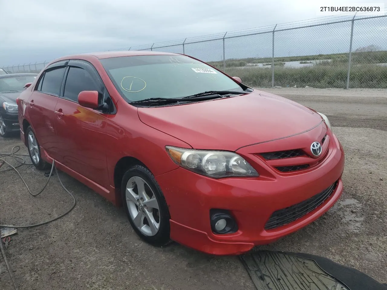 2011 Toyota Corolla Base VIN: 2T1BU4EE2BC636873 Lot: 74139994