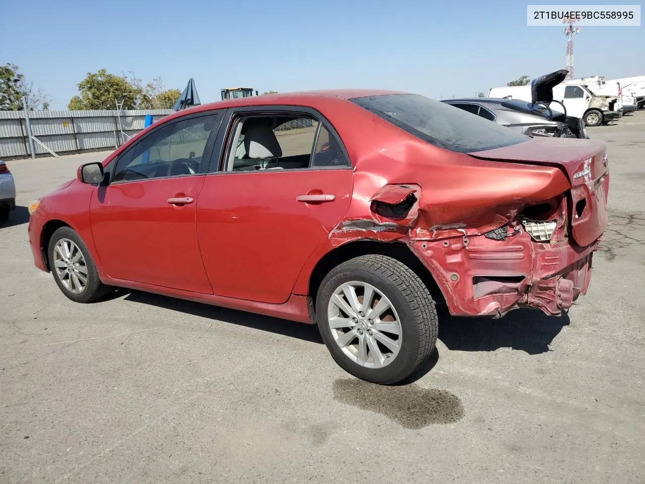 2011 Toyota Corolla Base VIN: 2T1BU4EE9BC558995 Lot: 74341404