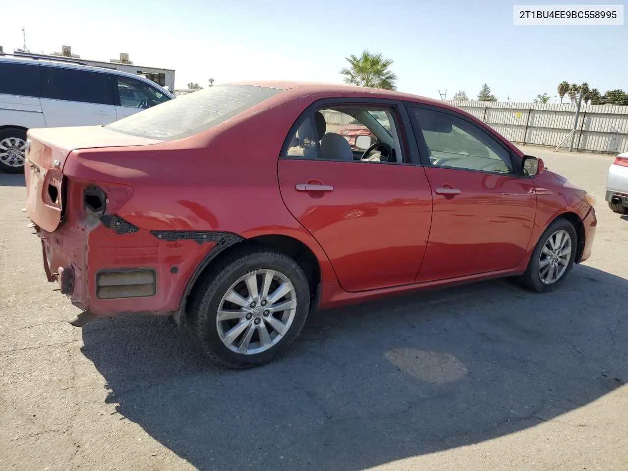 2011 Toyota Corolla Base VIN: 2T1BU4EE9BC558995 Lot: 74341404