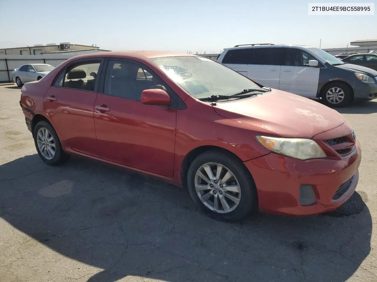 2011 Toyota Corolla Base VIN: 2T1BU4EE9BC558995 Lot: 74341404