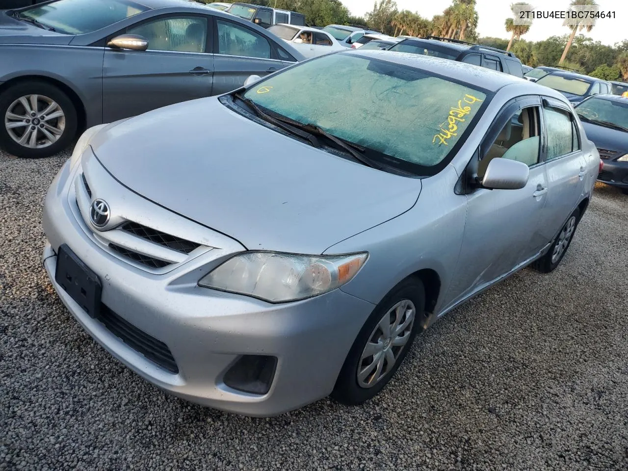 2011 Toyota Corolla Base VIN: 2T1BU4EE1BC754641 Lot: 74392164