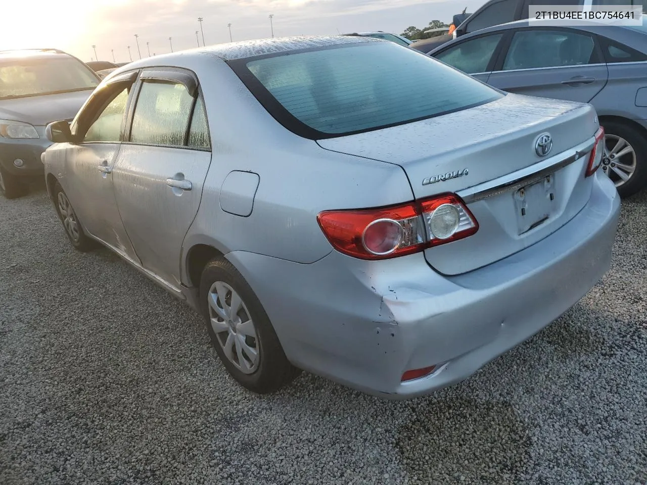 2011 Toyota Corolla Base VIN: 2T1BU4EE1BC754641 Lot: 74392164