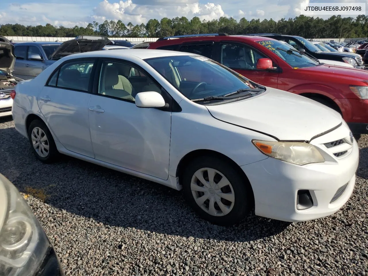 2011 Toyota Corolla Base VIN: JTDBU4EE6BJ097498 Lot: 74397334