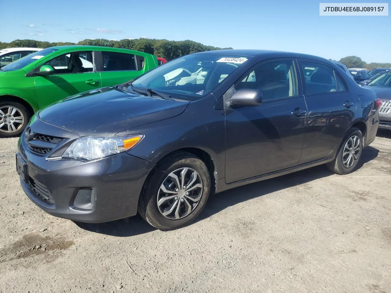 2011 Toyota Corolla Base VIN: JTDBU4EE6BJ089157 Lot: 74438424