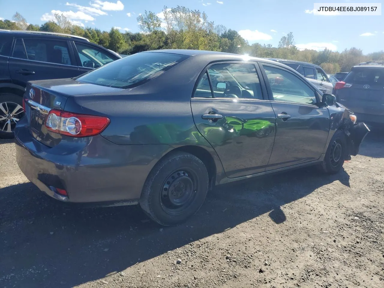 2011 Toyota Corolla Base VIN: JTDBU4EE6BJ089157 Lot: 74438424