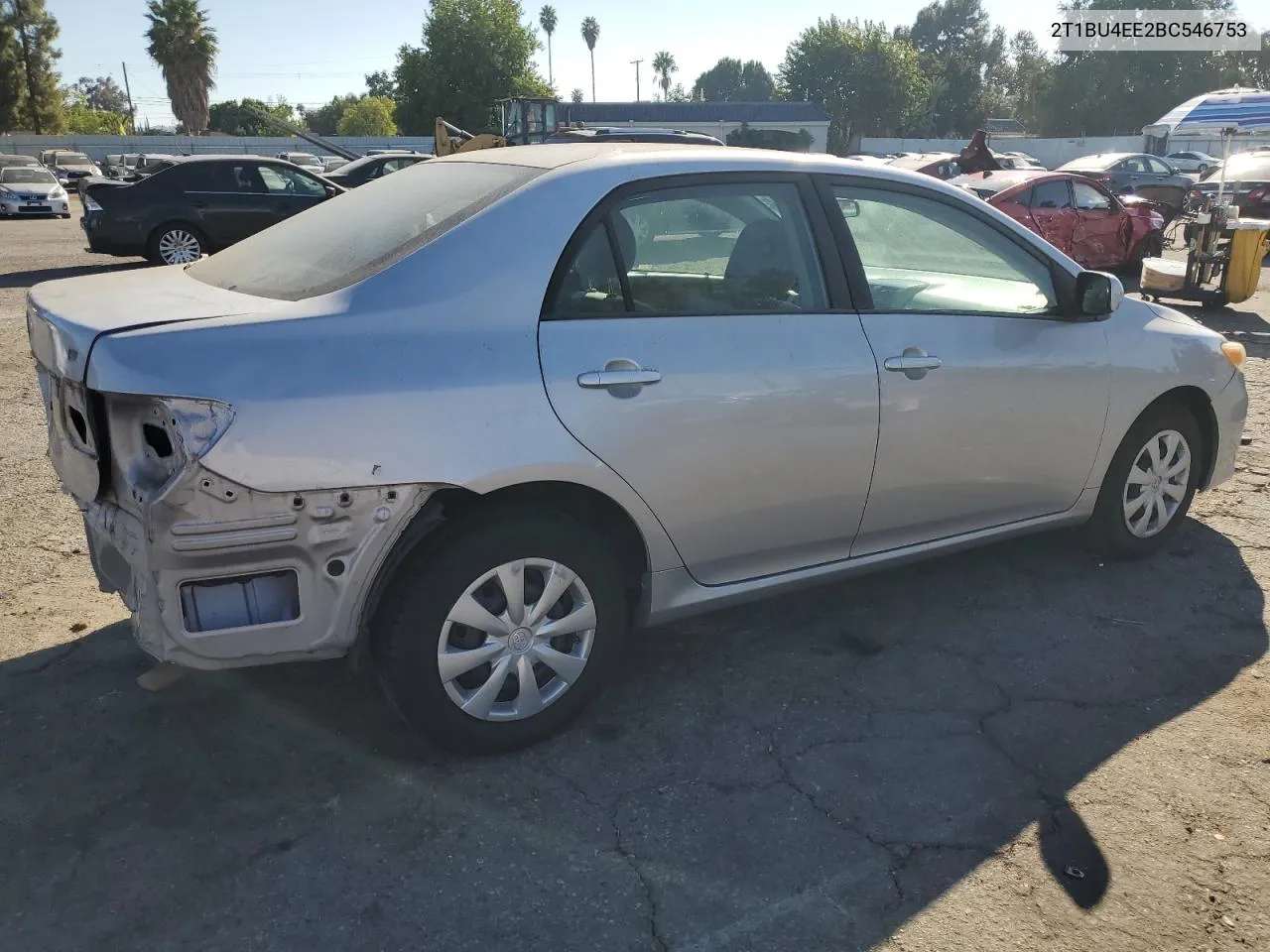 2011 Toyota Corolla Base VIN: 2T1BU4EE2BC546753 Lot: 74634314