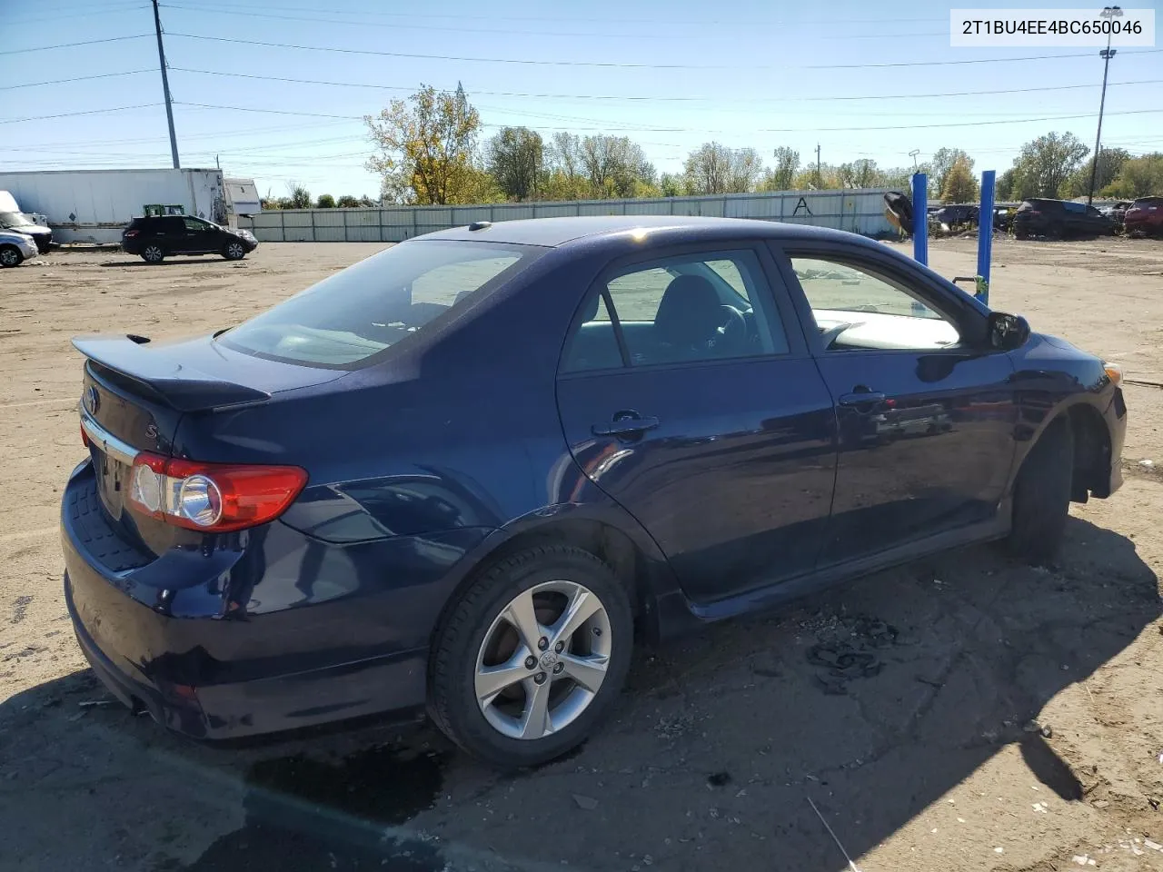 2011 Toyota Corolla Base VIN: 2T1BU4EE4BC650046 Lot: 74807834