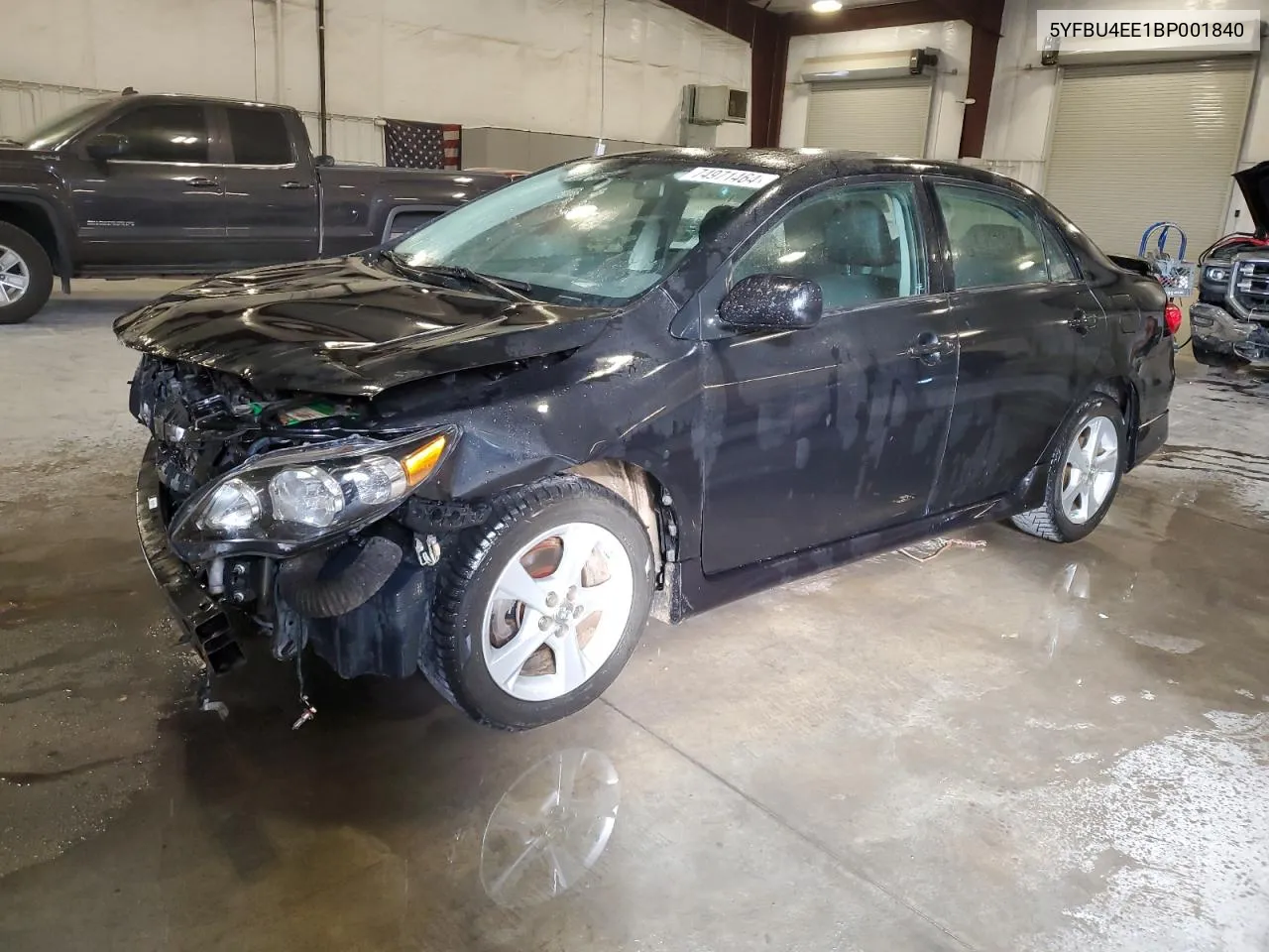 2011 Toyota Corolla Base VIN: 5YFBU4EE1BP001840 Lot: 74971464