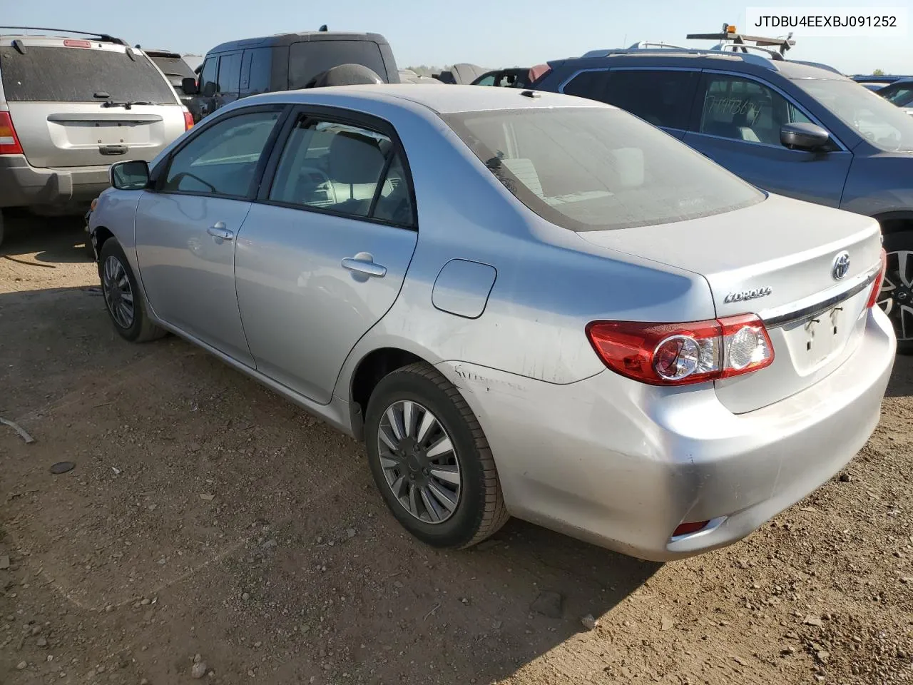 2011 Toyota Corolla Base VIN: JTDBU4EEXBJ091252 Lot: 75045854