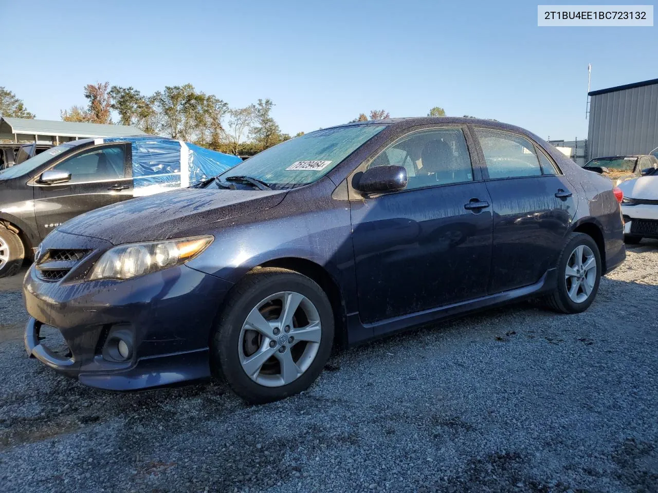 2011 Toyota Corolla Base VIN: 2T1BU4EE1BC723132 Lot: 75129464