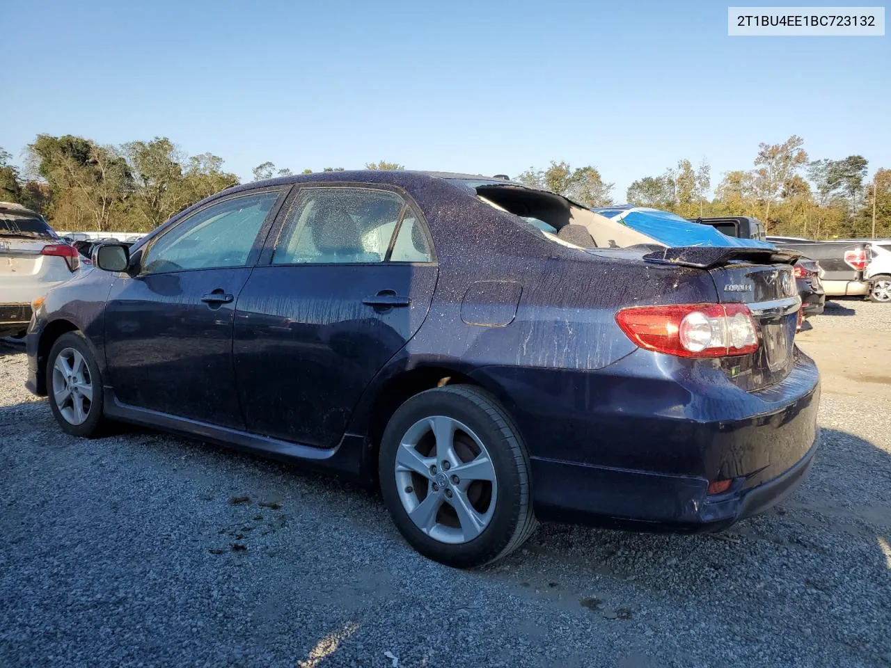 2011 Toyota Corolla Base VIN: 2T1BU4EE1BC723132 Lot: 75129464