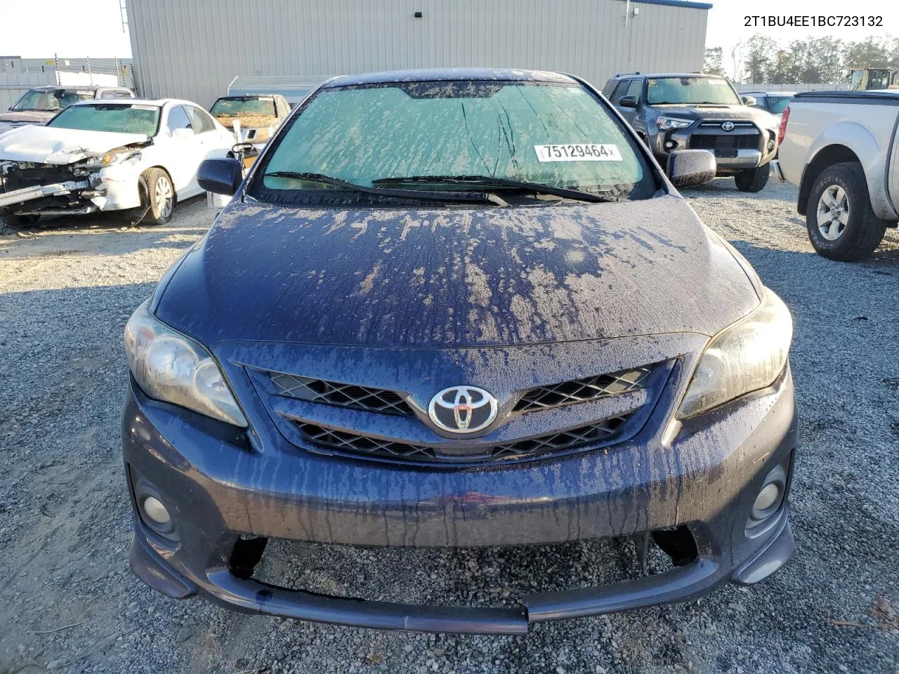 2011 Toyota Corolla Base VIN: 2T1BU4EE1BC723132 Lot: 75129464