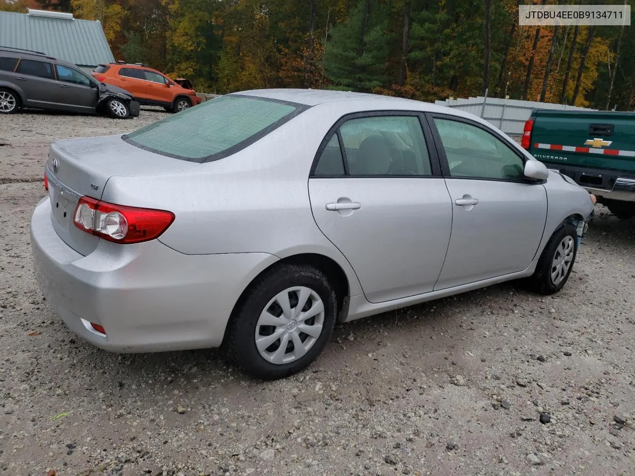 2011 Toyota Corolla Base VIN: JTDBU4EE0B9134711 Lot: 75303574