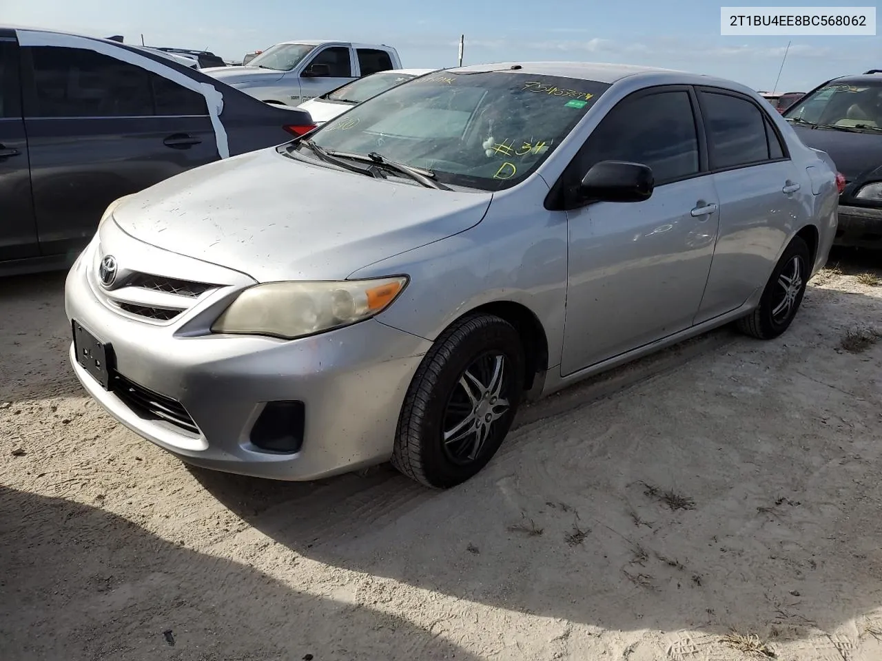 2011 Toyota Corolla Base VIN: 2T1BU4EE8BC568062 Lot: 75457694