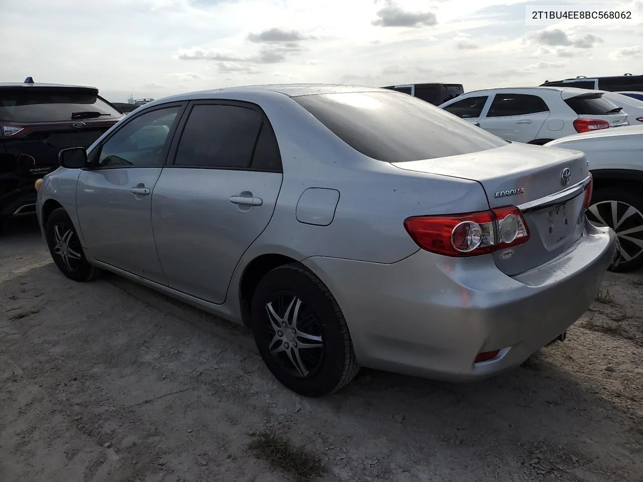 2011 Toyota Corolla Base VIN: 2T1BU4EE8BC568062 Lot: 75457694