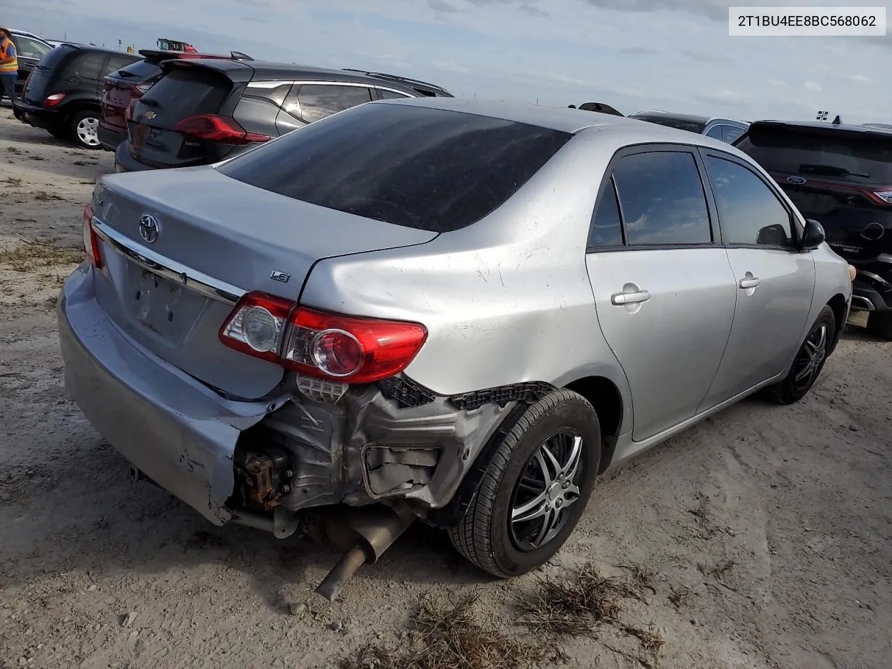 2011 Toyota Corolla Base VIN: 2T1BU4EE8BC568062 Lot: 75457694