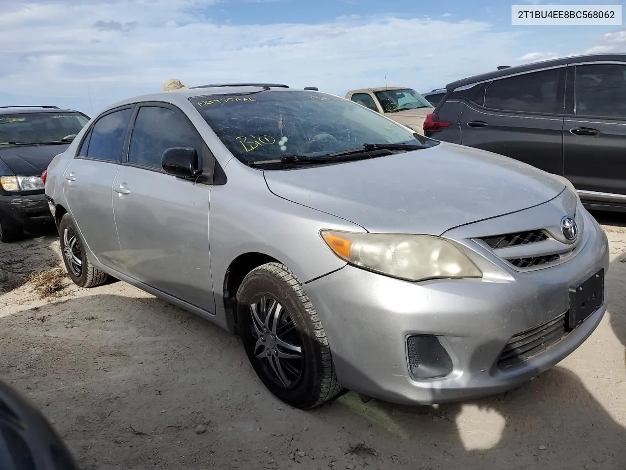 2011 Toyota Corolla Base VIN: 2T1BU4EE8BC568062 Lot: 75457694