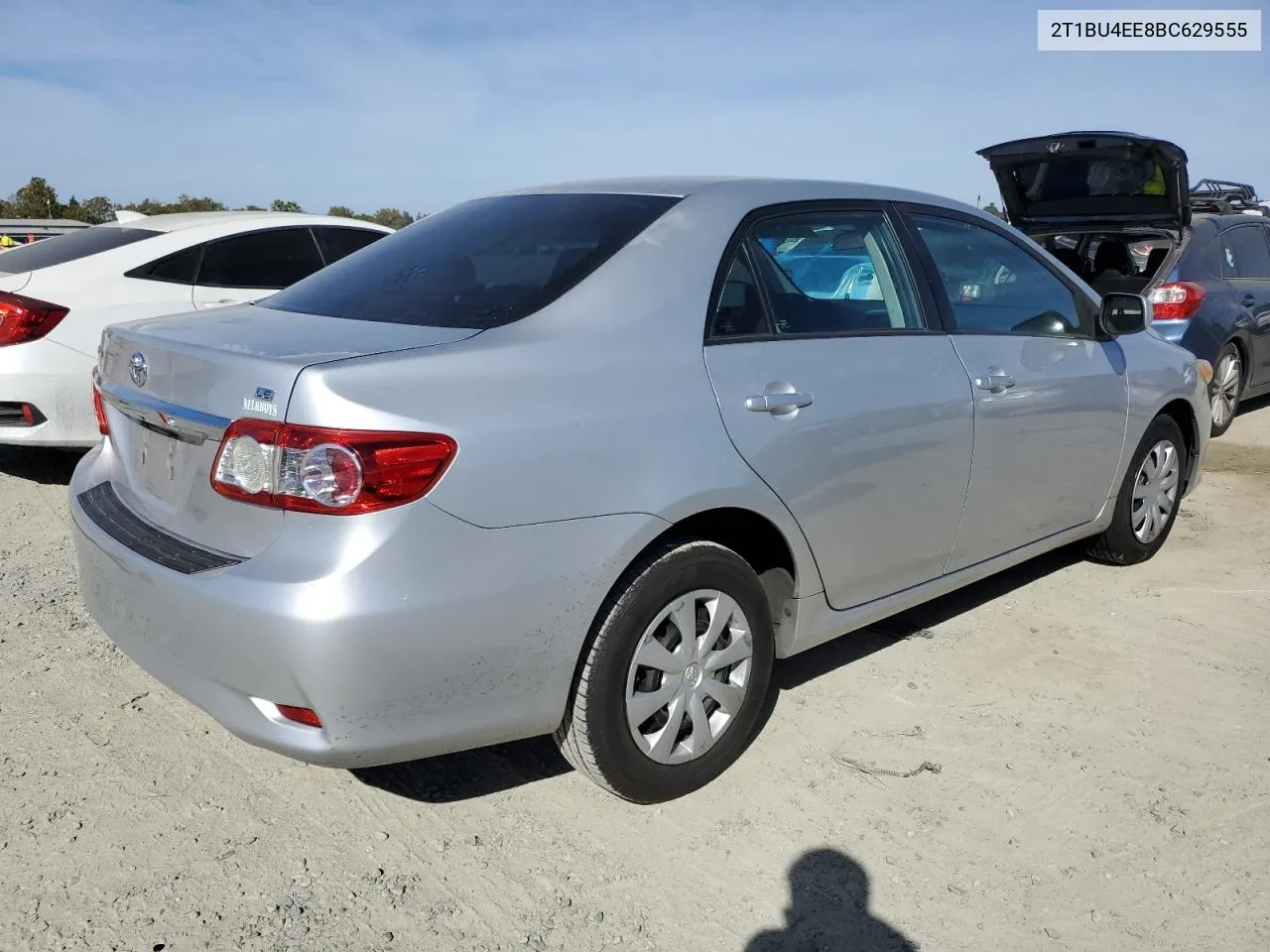 2011 Toyota Corolla Base VIN: 2T1BU4EE8BC629555 Lot: 75514594