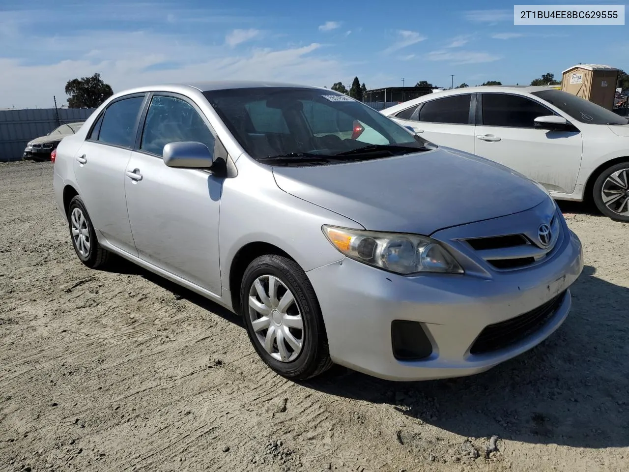 2011 Toyota Corolla Base VIN: 2T1BU4EE8BC629555 Lot: 75514594