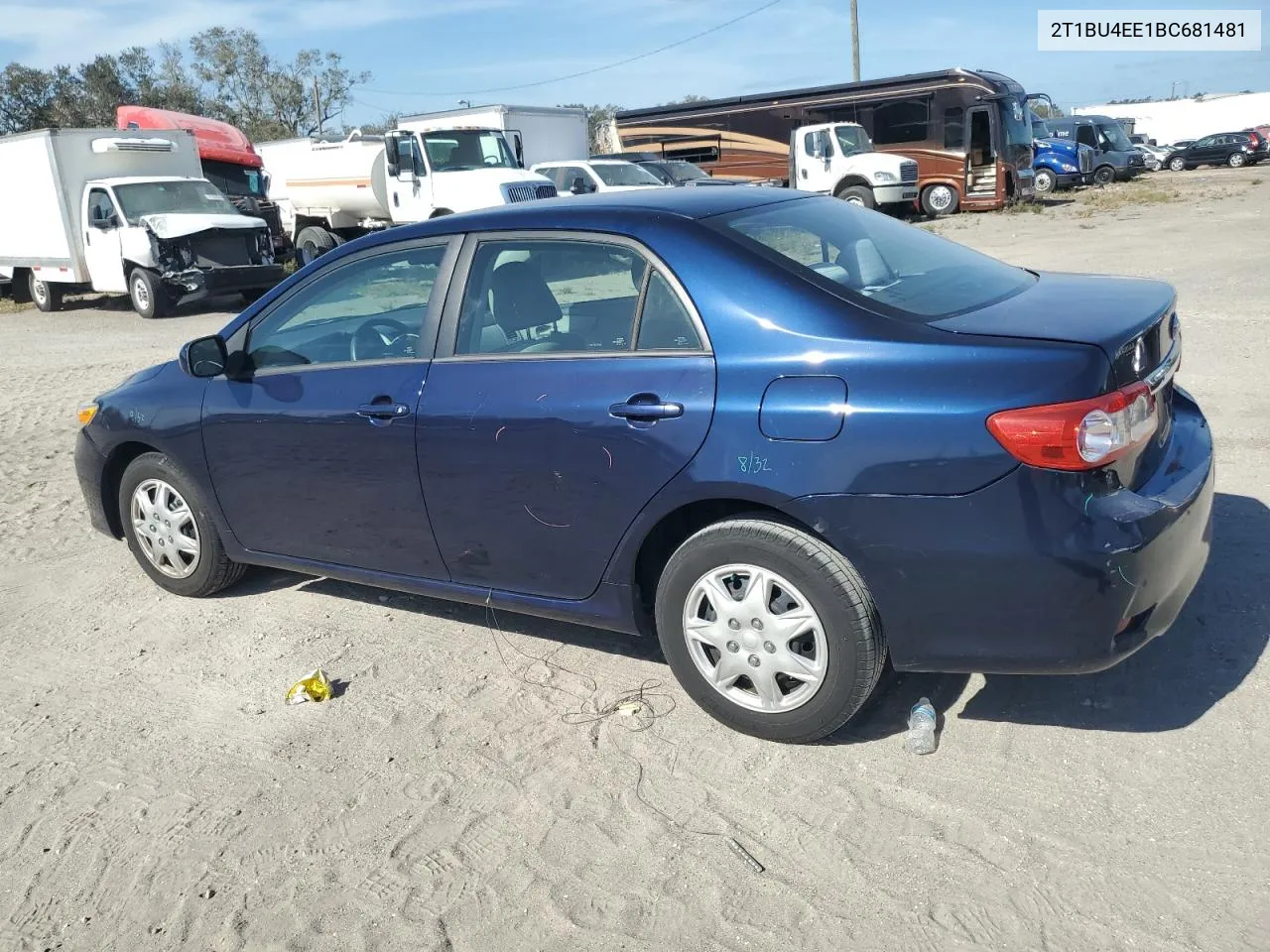 2011 Toyota Corolla Base VIN: 2T1BU4EE1BC681481 Lot: 75541914