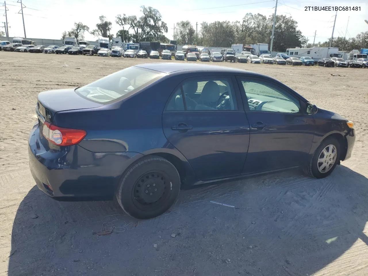 2011 Toyota Corolla Base VIN: 2T1BU4EE1BC681481 Lot: 75541914