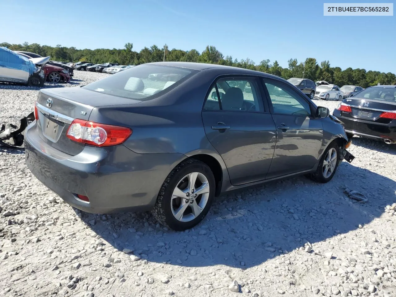 2011 Toyota Corolla Base VIN: 2T1BU4EE7BC565282 Lot: 75547814