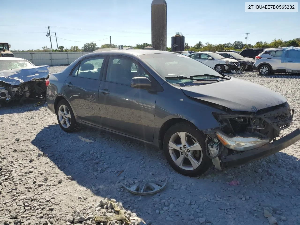 2011 Toyota Corolla Base VIN: 2T1BU4EE7BC565282 Lot: 75547814