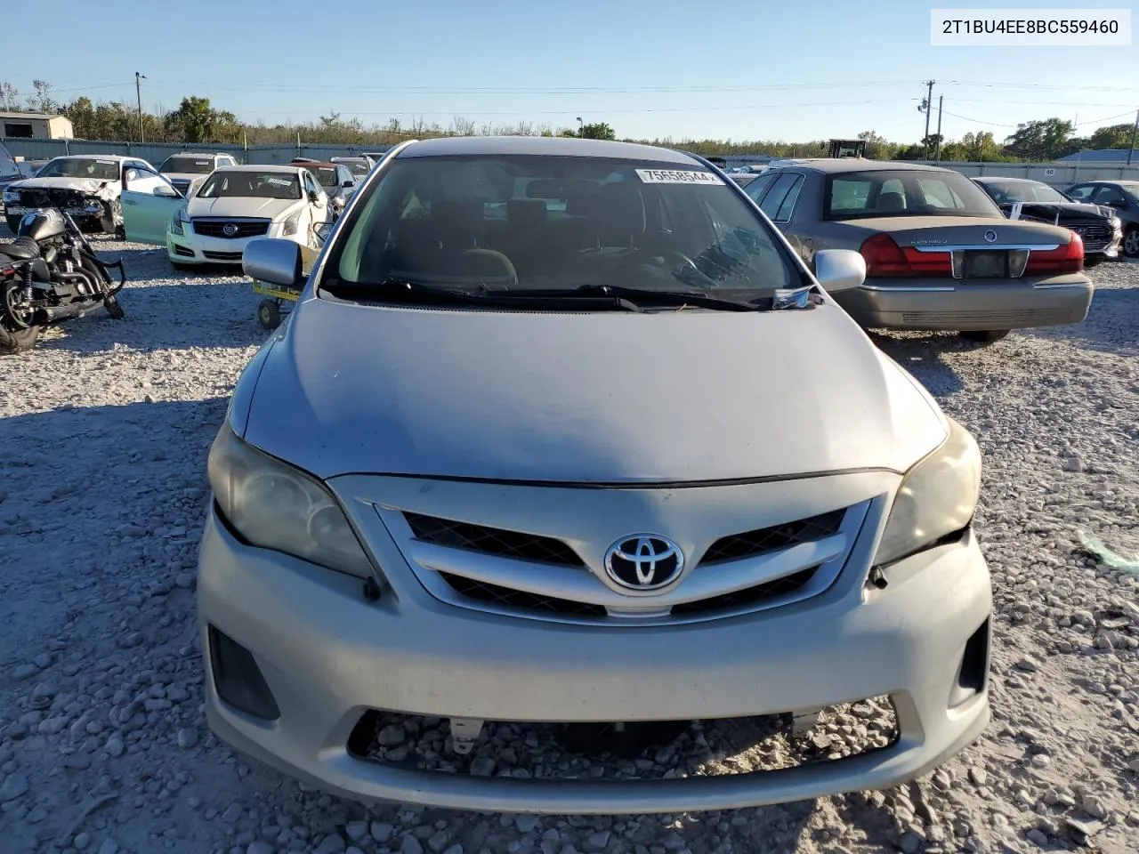 2011 Toyota Corolla Base VIN: 2T1BU4EE8BC559460 Lot: 75658544