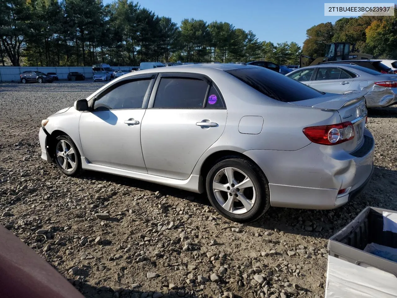 2011 Toyota Corolla Base VIN: 2T1BU4EE3BC623937 Lot: 75751374