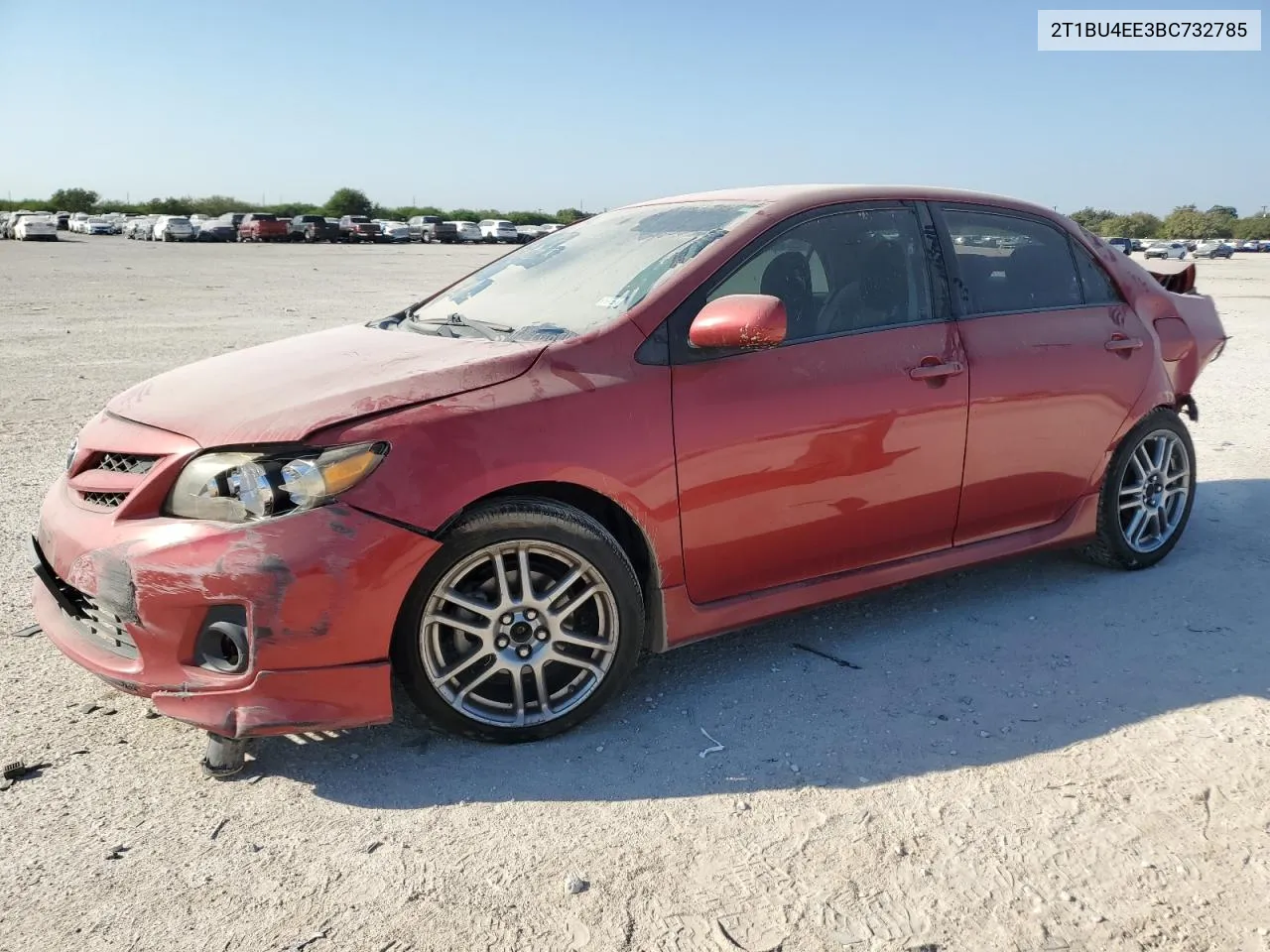 2011 Toyota Corolla Base VIN: 2T1BU4EE3BC732785 Lot: 76017344