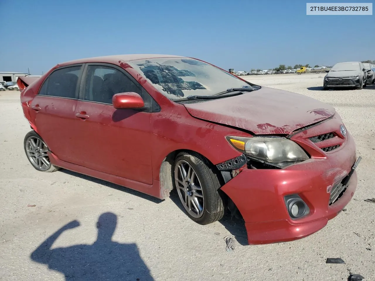 2011 Toyota Corolla Base VIN: 2T1BU4EE3BC732785 Lot: 76017344