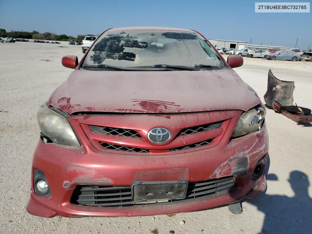 2011 Toyota Corolla Base VIN: 2T1BU4EE3BC732785 Lot: 76017344