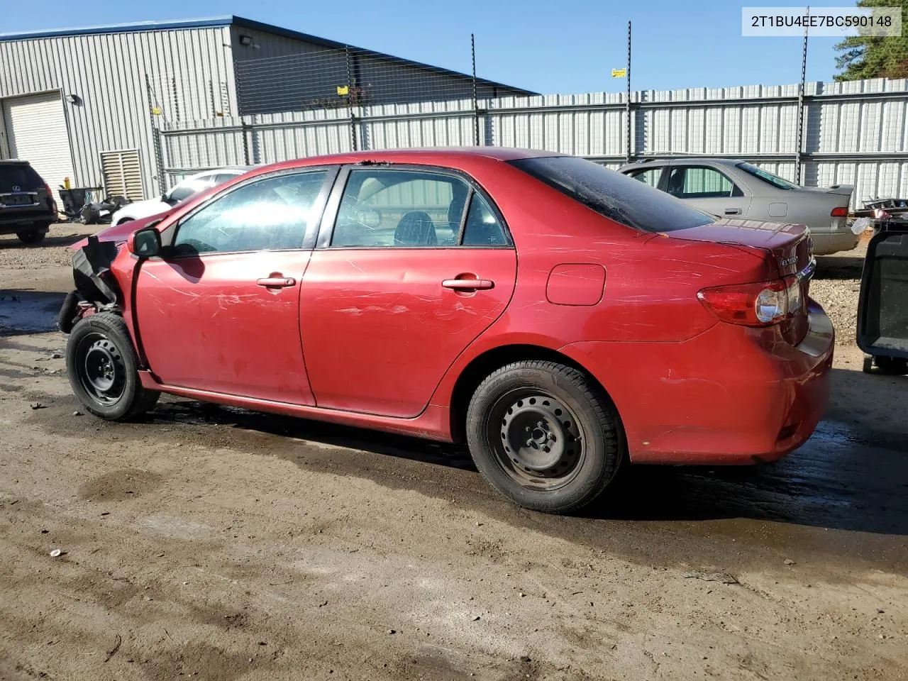 2011 Toyota Corolla Base VIN: 2T1BU4EE7BC590148 Lot: 76109814