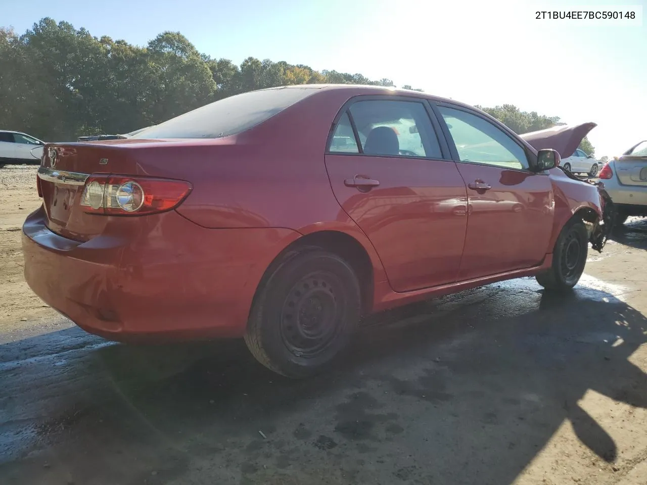 2011 Toyota Corolla Base VIN: 2T1BU4EE7BC590148 Lot: 76109814