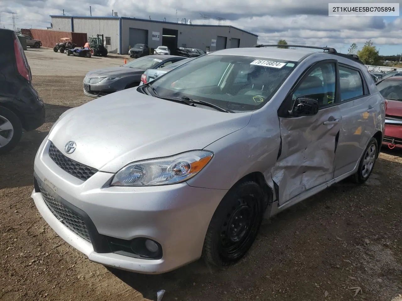 2011 Toyota Corolla Matrix VIN: 2T1KU4EE5BC705894 Lot: 76178824