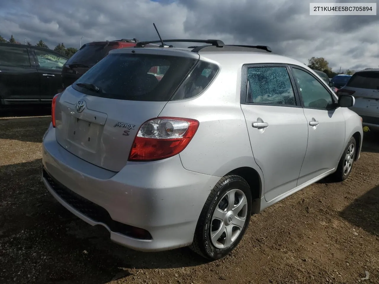 2011 Toyota Corolla Matrix VIN: 2T1KU4EE5BC705894 Lot: 76178824