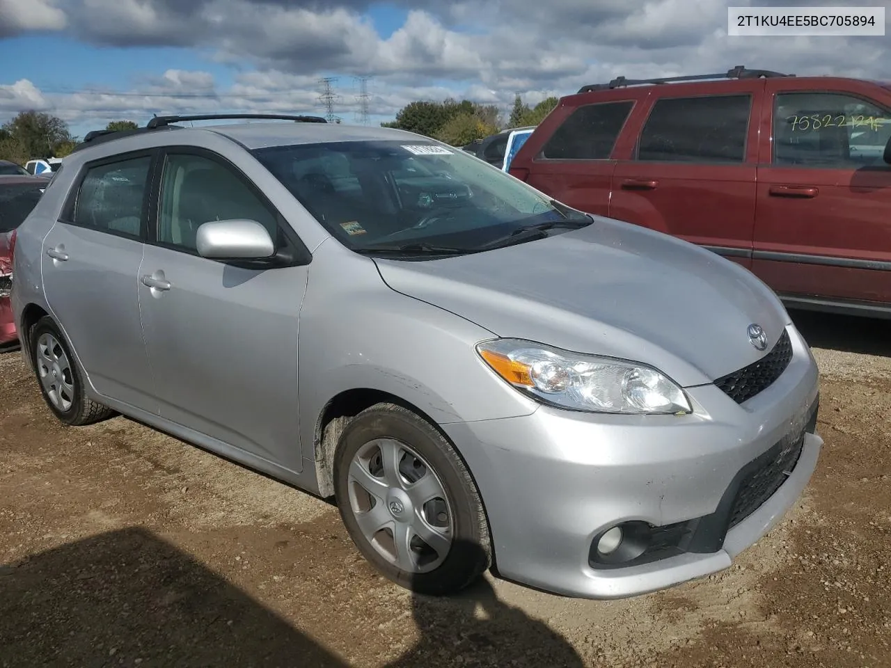 2011 Toyota Corolla Matrix VIN: 2T1KU4EE5BC705894 Lot: 76178824