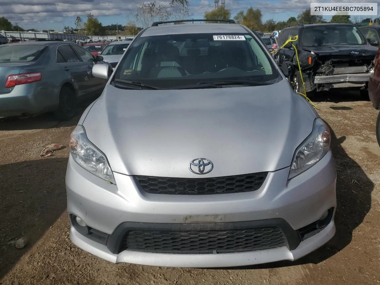 2011 Toyota Corolla Matrix VIN: 2T1KU4EE5BC705894 Lot: 76178824