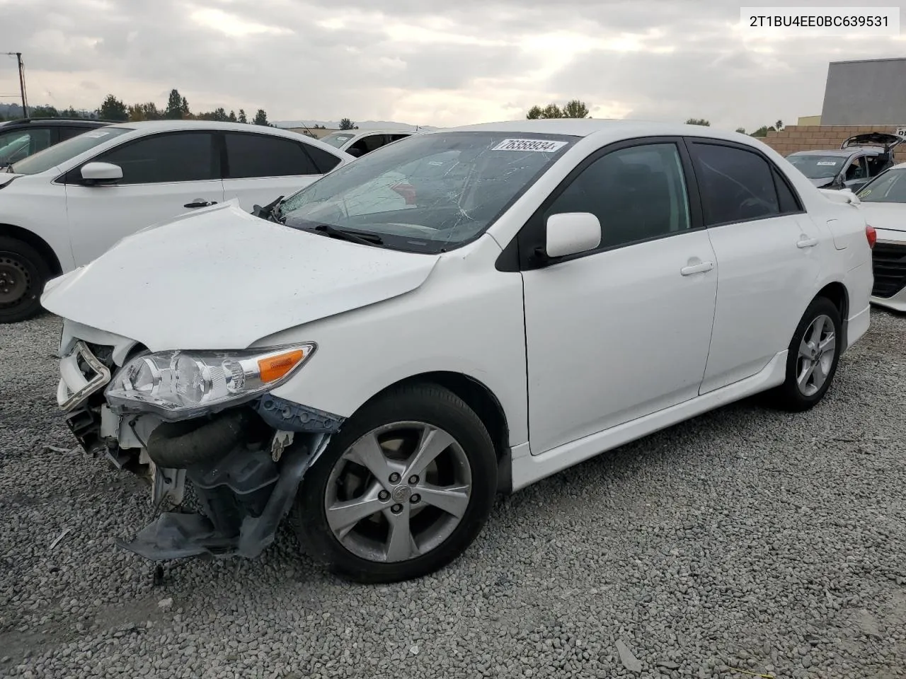 2011 Toyota Corolla Base VIN: 2T1BU4EE0BC639531 Lot: 76358934