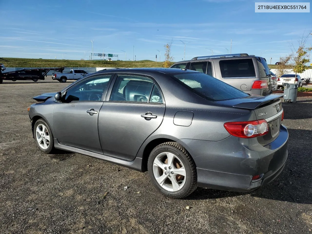 2T1BU4EEXBC551764 2011 Toyota Corolla Base