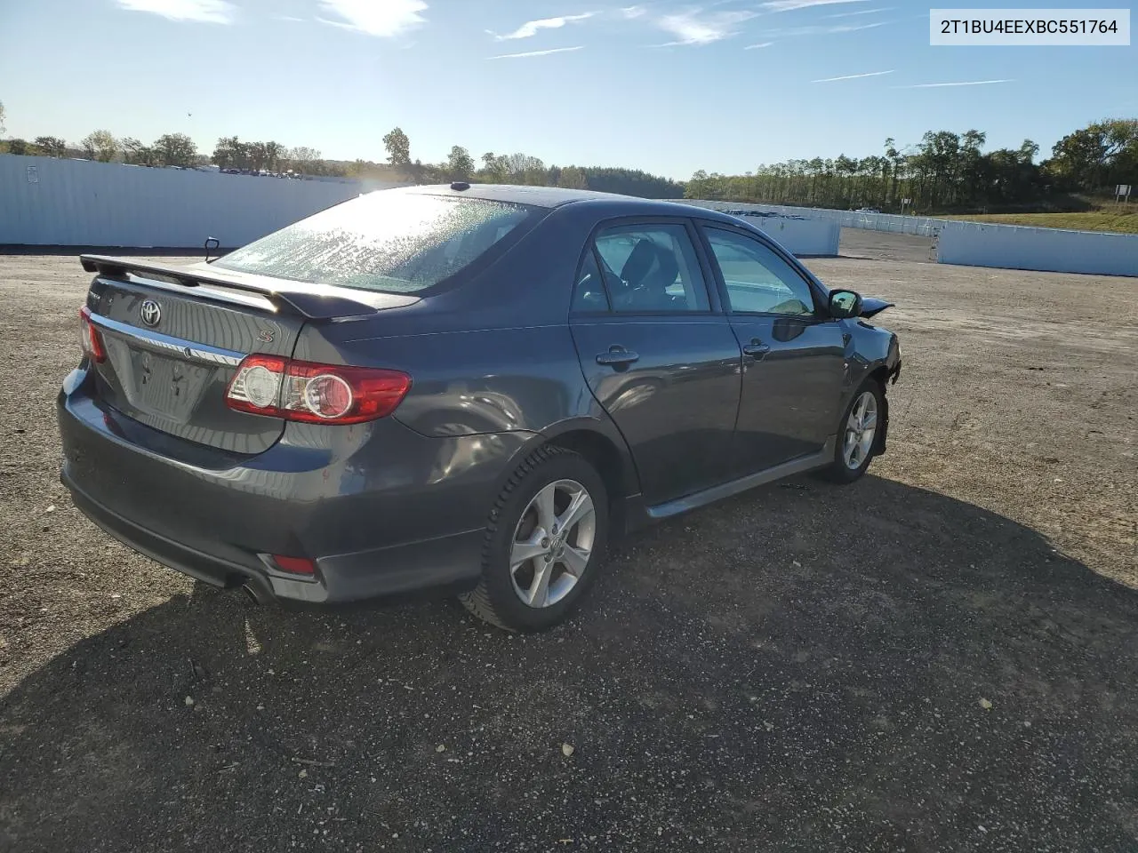 2T1BU4EEXBC551764 2011 Toyota Corolla Base