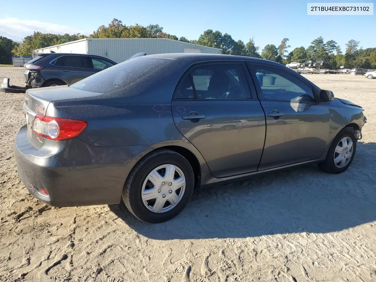 2011 Toyota Corolla Base VIN: 2T1BU4EEXBC731102 Lot: 76437804